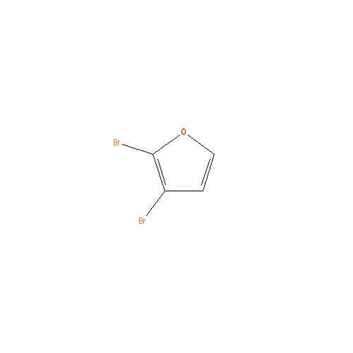 Chemical structure of 2,3-Dibromofuran