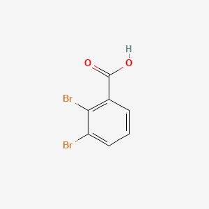Chemical structure of 2,3-Dibromobenzoic acid