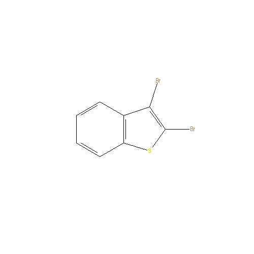 Chemical structure of 2,3-Dibromobenzo[b]thiophene