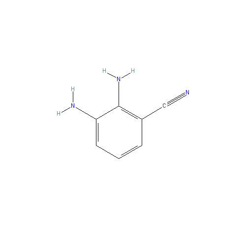 Chemical structure of 2,3-Diaminobenzonitrile