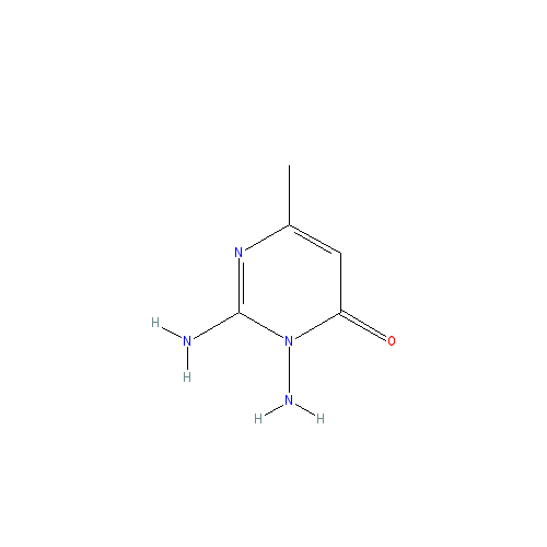 Chemical structure of 2,3-Diamino-6-methyl-4(3H)-pyrimidinone