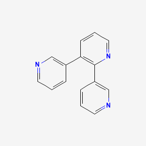 Chemical structure of 2,3-DI(PYRIDIN-3-YL)PYRIDINE