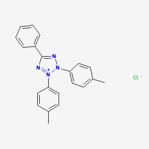 Chemical structure of 2,3-Di(p-tolyl)-5-phenyltetrazolium Chloride