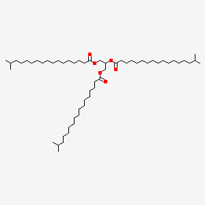 Chemical structure of Triisostearin