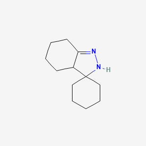 Chemical structure of 2',3a',4',5',6',7'-Hexahydrospiro[cyclohexane-1,3'-indazole]