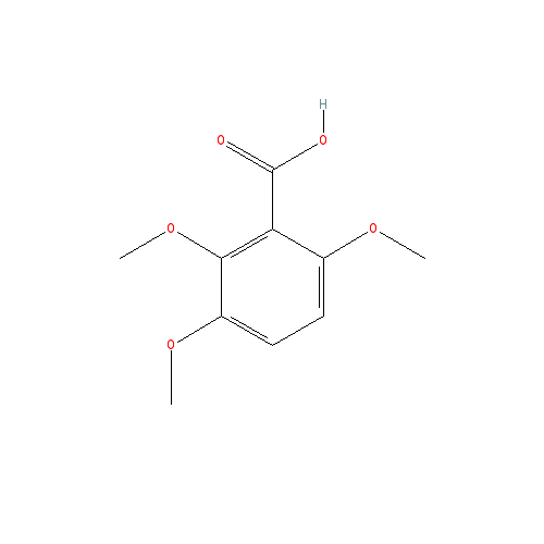 Chemical structure of 2,3,6-Trimethoxybenzoic Acid