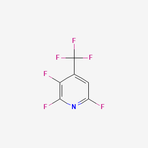 Chemical structure of 2,3,6-TRIFLUORO-4-(TRIFLUOROMETHYL)PYRIDINE