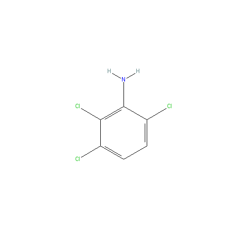 Chemical structure of 2,3,6-Trichloroaniline