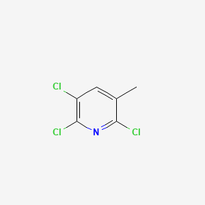 Chemical structure of 2,3,6-Trichloro-5-methylpyridine