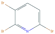 Chemical structure of 2,3,6-Tribromopyridine