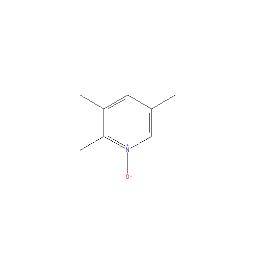 Chemical structure of 2,3,5-trimethylpyridine 1-oxide