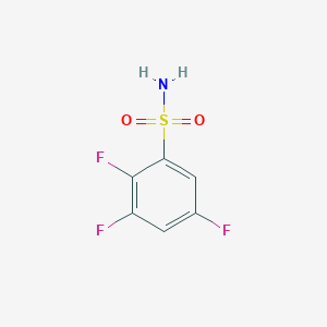 Chemical structure of 2,3,5-Trifluorobenzenesulphonamide