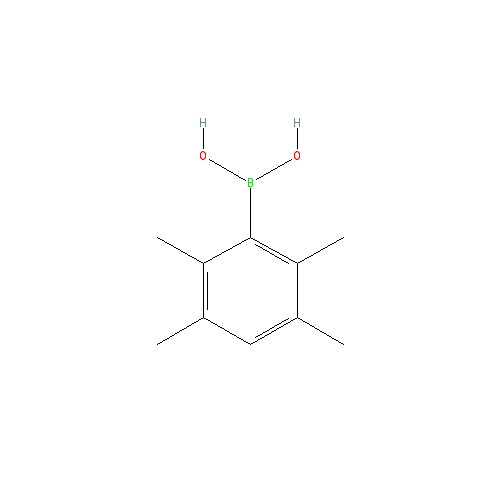 Chemical structure of 2,3,5,6-TetraMethylphenylboronic acid