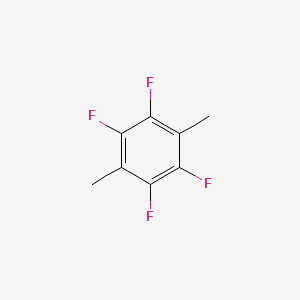 Chemical structure of 2,3,5,6-Tetrafluoro-p-xylene