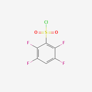 Chemical structure of 2,3,5,6-Tetrafluorobenzenesulfonyl chloride