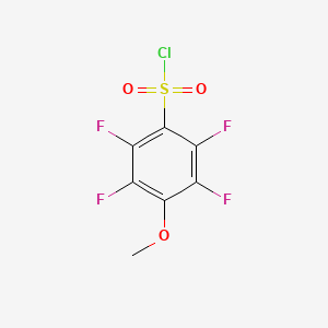 Chemical structure of 2,3,5,6-Tetrafluoro-4-methoxybenzenesulfonylchloride