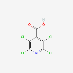 Chemical structure of 2,3,5,6-Tetrachloroisonicotinic acid