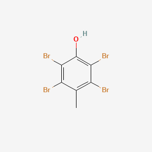 Chemical structure of 2,3,5,6-Tetrabromo-p-cresol