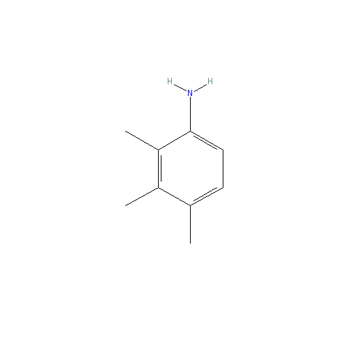Chemical structure of 2,3,4-trimethylaniline