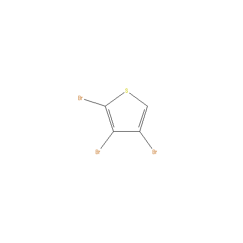 Chemical structure of 2,3,4-Tribromothiophene