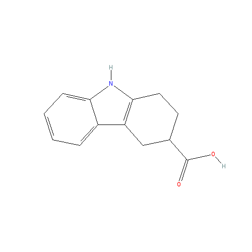 Chemical structure of 2,3,4,9-Tetrahydro-1H-carbazole-3-carboxylic acid