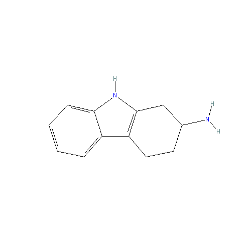 Chemical structure of 2,3,4,9-Tetrahydro-1H-carbazol-2-amine