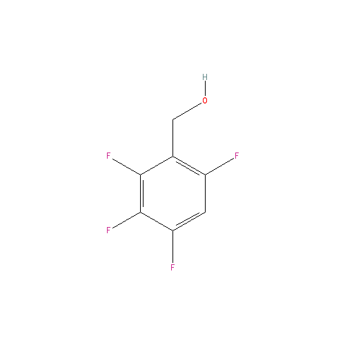 Chemical structure of 2,3,4,6-Tetrafluorobenzyl Alcohol