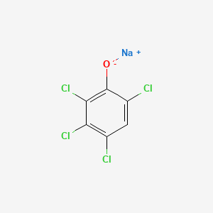 Chemical structure of Sodium 2,3,4,6-tetrachlorophenolate