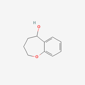 Chemical structure of 2,3,4,5-Tetrahydro-1-benzoxepin-5-ol