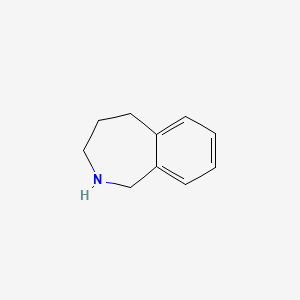 Chemical structure of 2,3,4,5-tetrahydro-1H-2-benzazepine