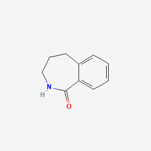 Chemical structure of 2,3,4,5-tetrahydro-1H-2-benzazepin-1-one