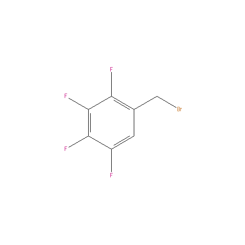Chemical structure of 2,3,4,5-Tetrafluorobenzyl Bromide