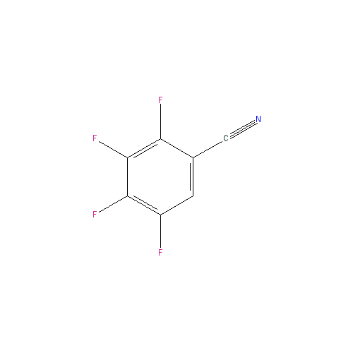 Chemical structure of 2,3,4,5-Tetrafluorobenzonitrile