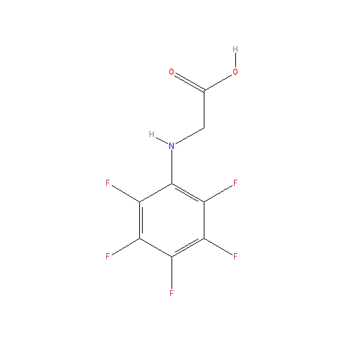 Chemical structure of 2,3,4,5,6-Pentafluoroanilino(oxo)acetic acid