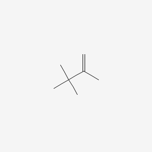 Chemical structure of 2,3,3-Trimethyl-1-butene