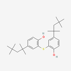 Chemical structure of 2,2'-Thiobis(4-tert-octylphenol)