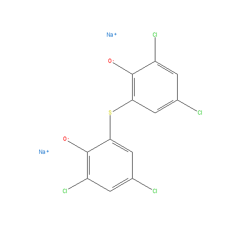 Chemical structure of Bithionolate Sodium