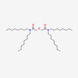 Chemical structure of 2,2'-Oxybis(N,N-di-n-octylacetamide)