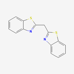Chemical structure of 2,2'-Methylenebisbenzothiazole