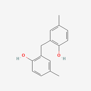 Chemical structure of 2,2'-Methylenedi-p-cresol