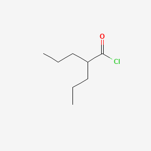 Chemical structure of 2-Propylvaleryl chloride