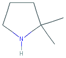 Chemical structure of 2,2-Dimethylpyrrolidine