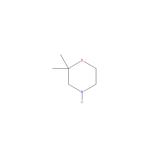 Chemical structure of 2,2-Dimethylmorpholine hydrochloride