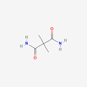 Chemical structure of 2,2-Dimethylmalonamide