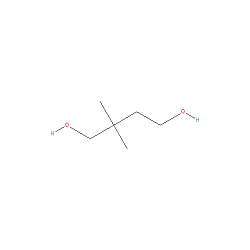 Chemical structure of 2,2-Dimethylbutane-1,4-diol