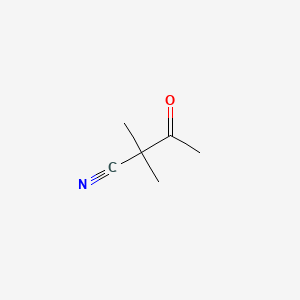 Chemical structure of 2,2-Dimethyl-3-oxobutanenitrile