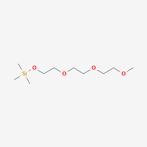 Chemical structure of 2,2-dimethyl-3,6,9,12-tetraoxa-2-silatridecane