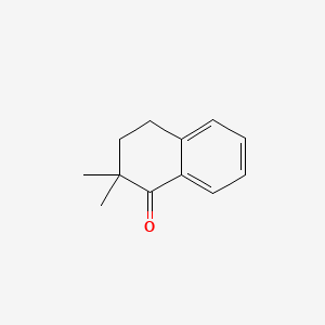 Chemical structure of 2,2-Dimethyl-3,4-Dihydronaphthalen-1-One