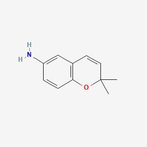 Chemical structure of 2,2-Dimethyl-2H-chromen-6-amine