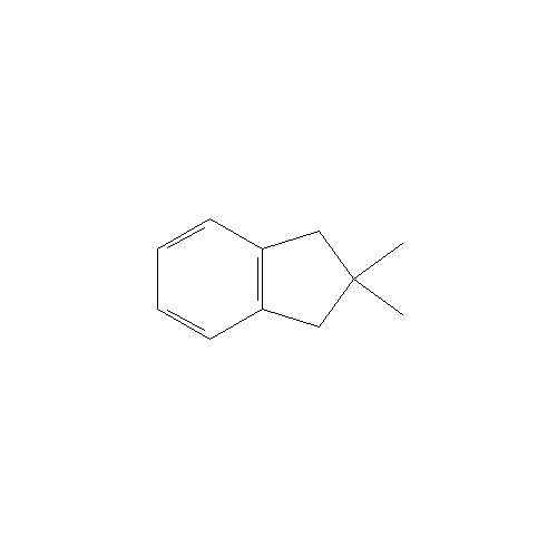 Chemical structure of 2,2-Dimethylindene, 2,3-dihydro-
